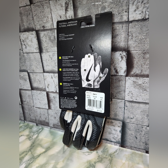 Nike Vapor Knit NFL Promo PRO STOCK Skill Glove Size XXL Football Américain - Picture 2 of 8